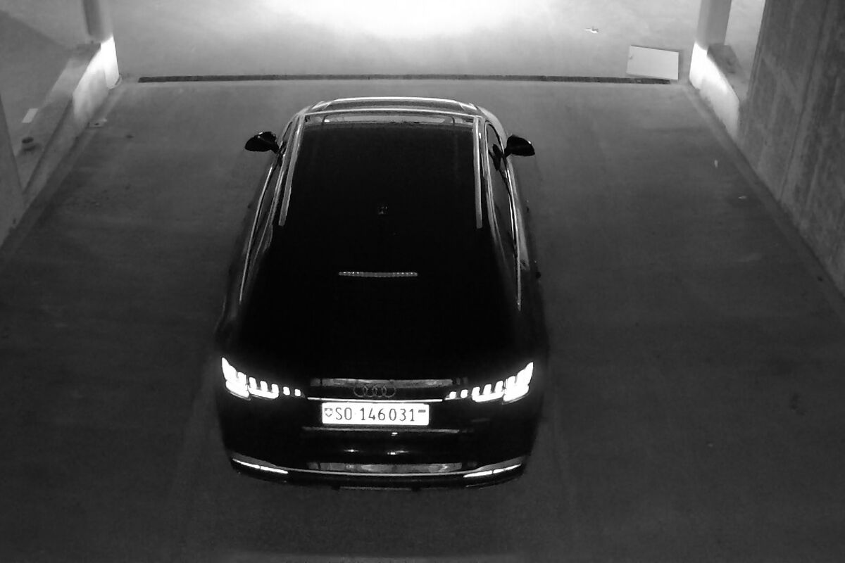 die Überwachungskamera erfasst jedes Kennzeichen LPR ANPR